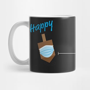 Social distance Happy Hanukkah Mug